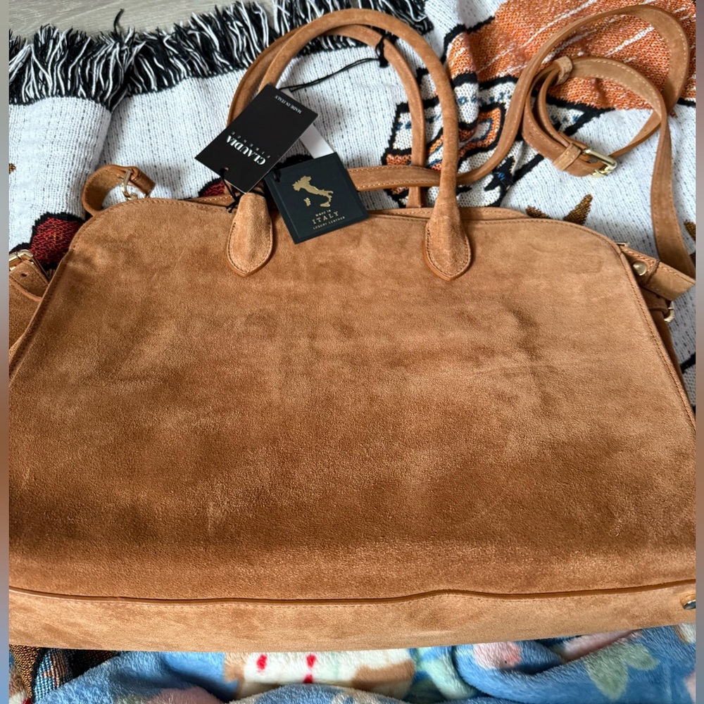 Claudia Firenze Suede Satchel
